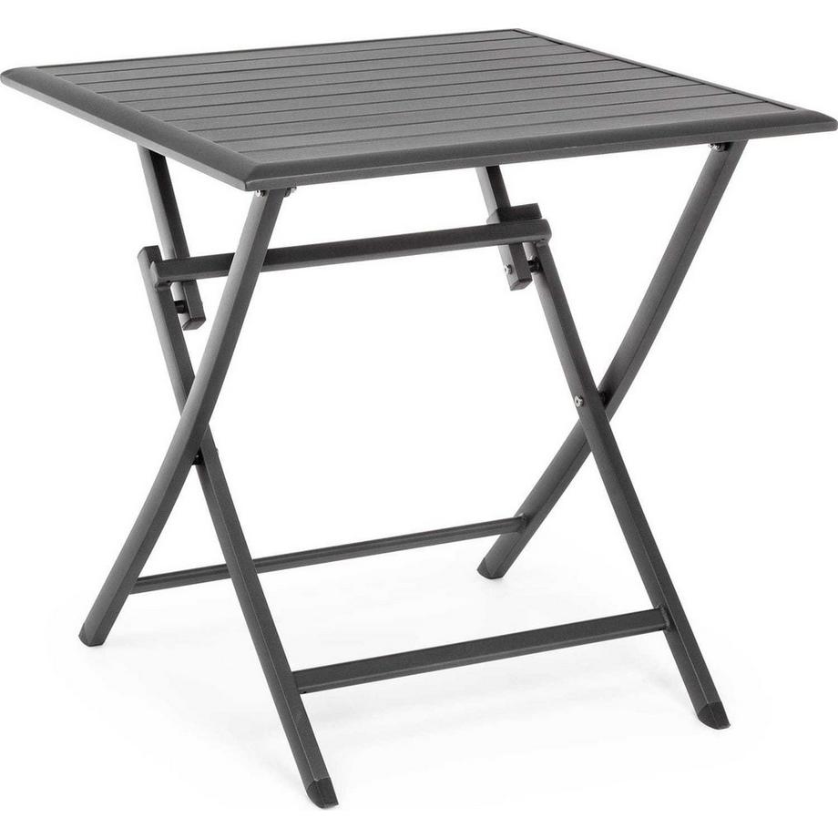 mutoni Tavolo pieghevole da giardino Elin antracite LH32 70x70  