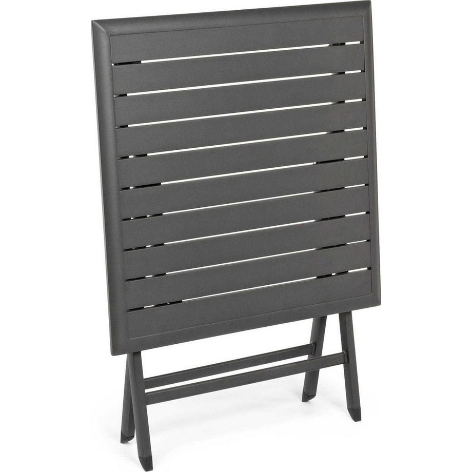 mutoni Tavolo pieghevole da giardino Elin antracite LH32 70x70  