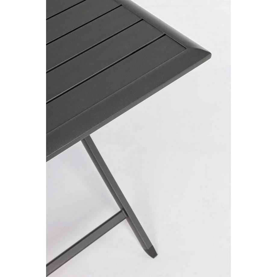 mutoni Tavolo pieghevole da giardino Elin antracite LH32 70x70  