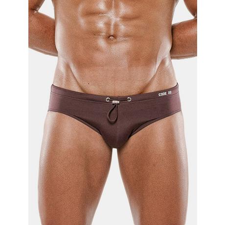 Code22  Slip de bain Tan 