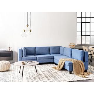 Beliani Ecksofa aus Polyester Modern UNSTAD  