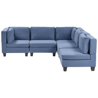 Beliani Ecksofa aus Polyester Modern UNSTAD  