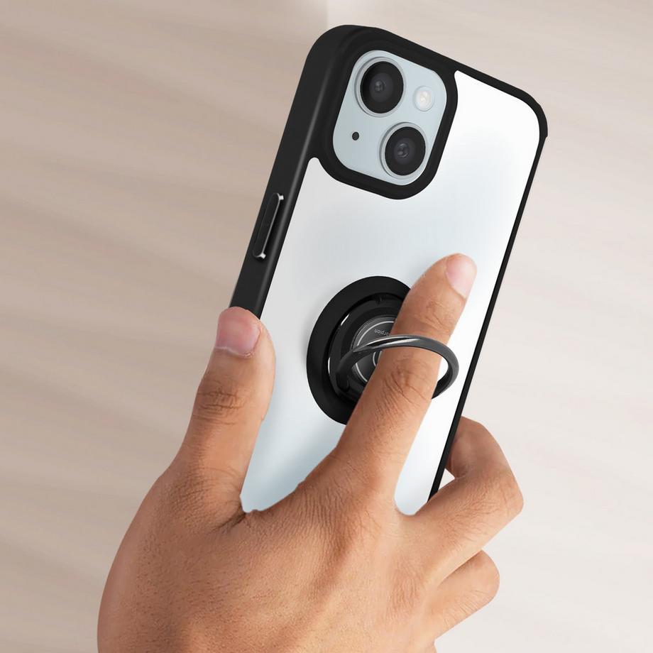 Avizar  Coque Support iPhone 15 Noir 