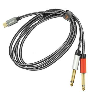 Câble Audio USB-C / 2x Jack 6.35mm LinQ