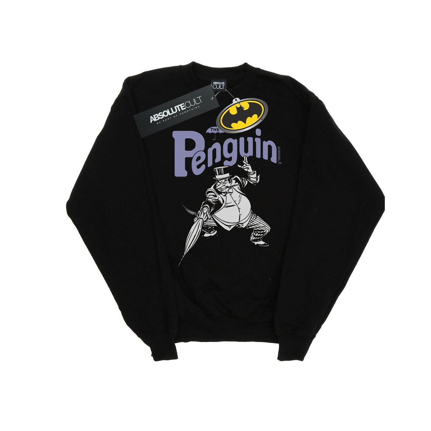 DC COMICS  Penguin Mono Action Pose Sweatshirt 