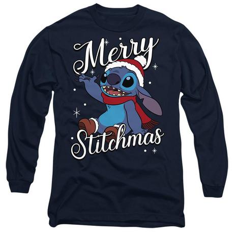 Lilo & Stitch Merry Stitchmas T-Shirt Manches Longues  