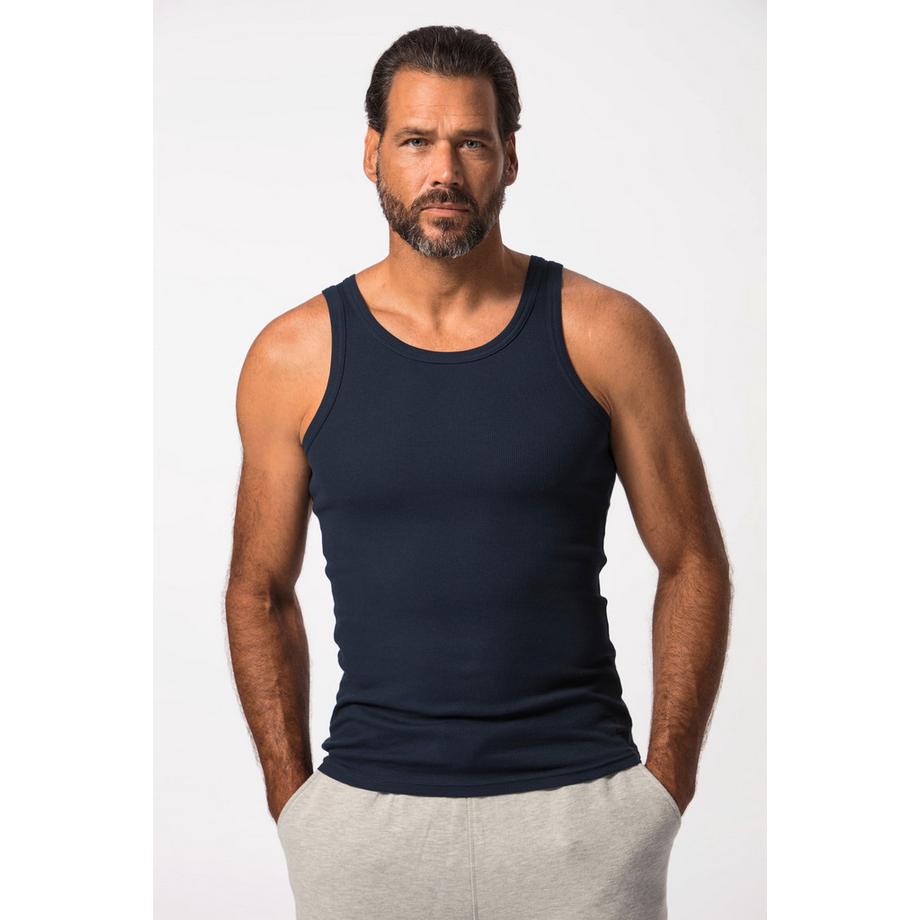 JP1880 Canotta a costine senza maniche  