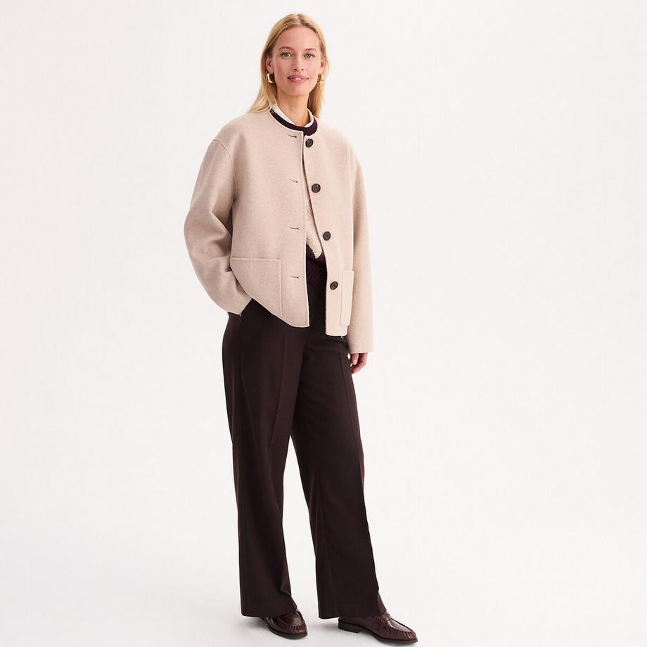 La Redoute Collections Ärmellose VESTA aus Wollmischgewebe im lockeren Schnitt  