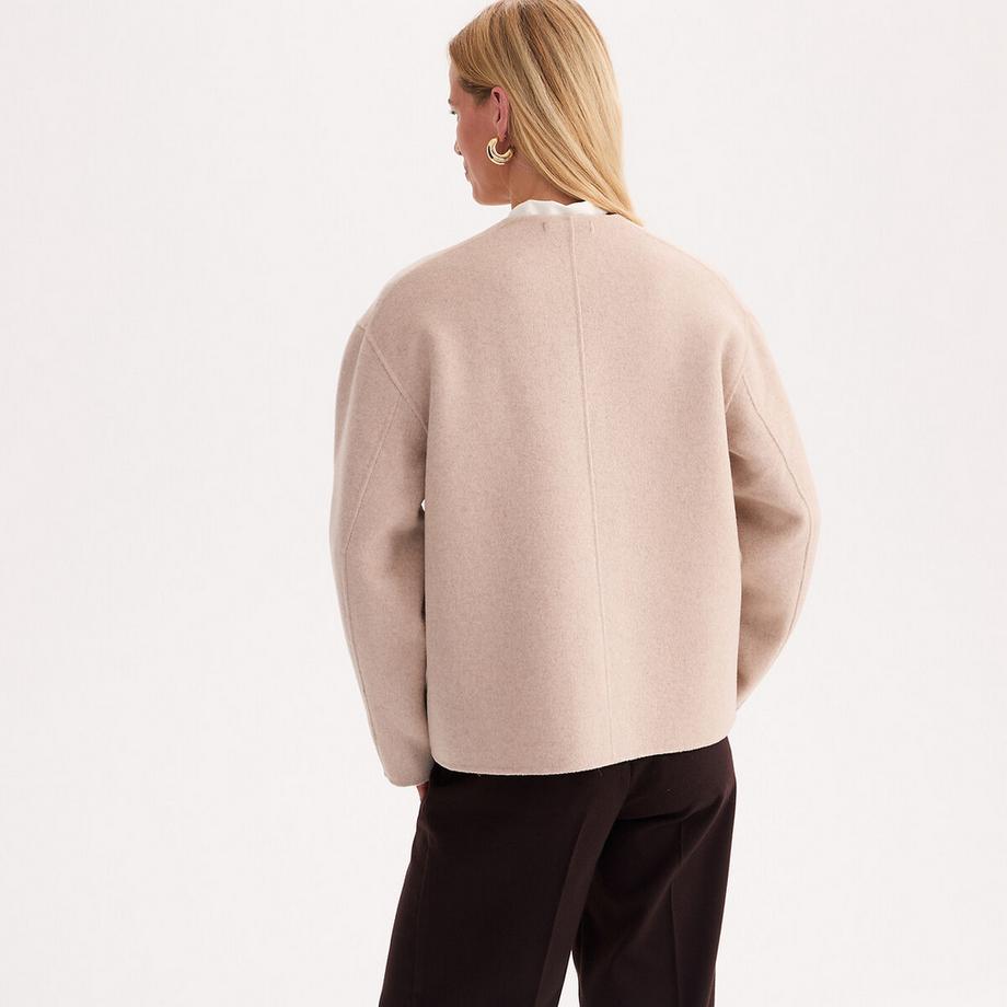 La Redoute Collections Ärmellose VESTA aus Wollmischgewebe im lockeren Schnitt  