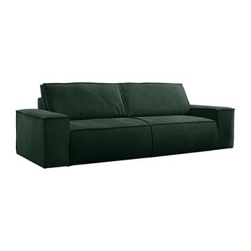Divano letto 3 posti in Velluto a coste Verde AMELIA di PASCAL MORABITO