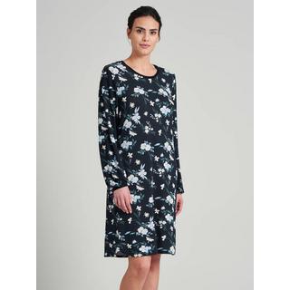 Schiesser Camicia da notte a maniche lunghe con stampa floreale  