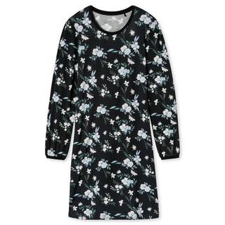 Schiesser Camicia da notte a maniche lunghe con stampa floreale  