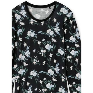 Schiesser Camicia da notte a maniche lunghe con stampa floreale  