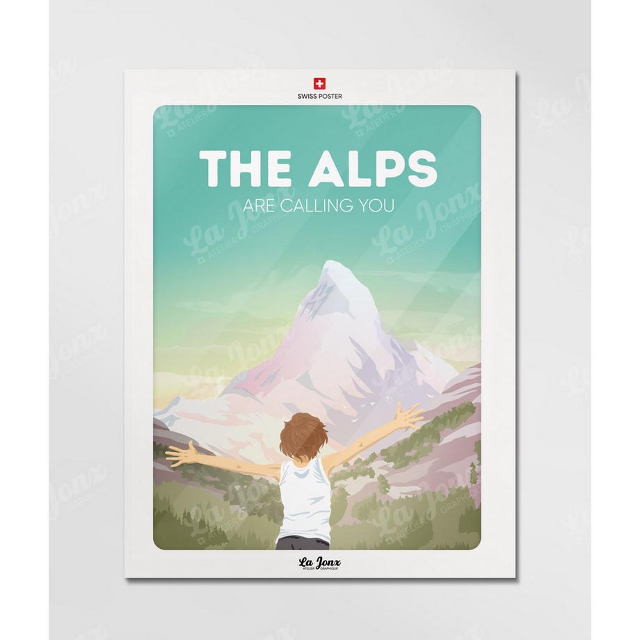 La-Jonx The Alps are calling you - Poster  