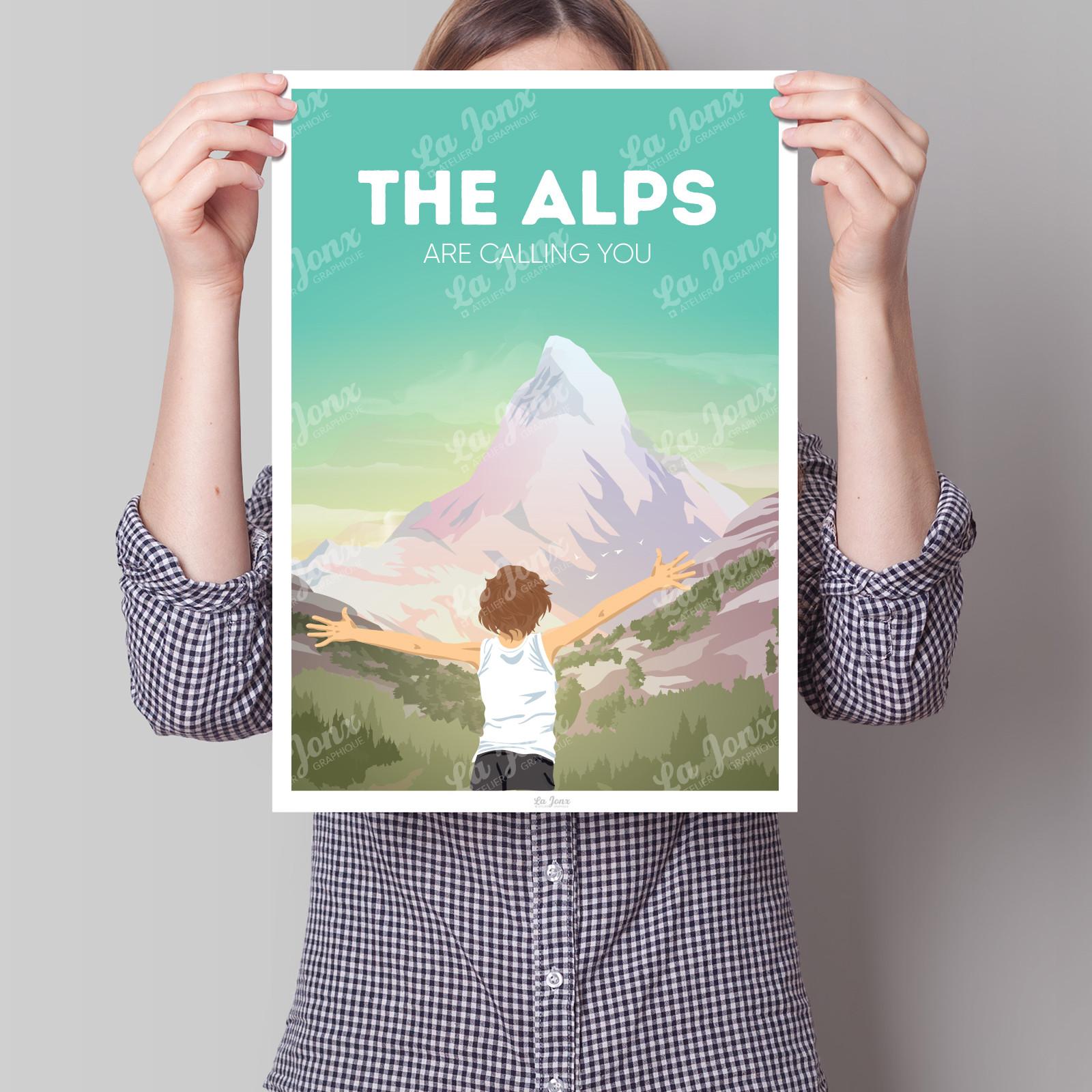 La-Jonx The Alps are calling you - Poster  