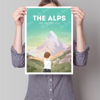 La-Jonx The Alps are calling you - Poster  