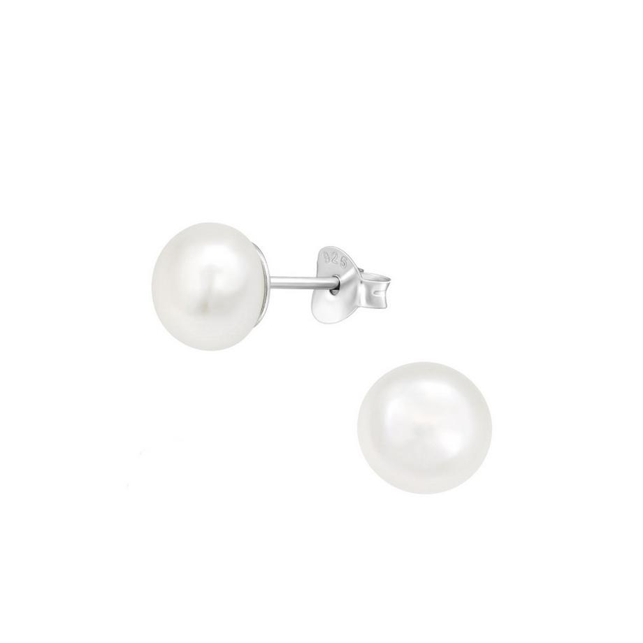Ohrstecker   Sterling   Süßwasserperle