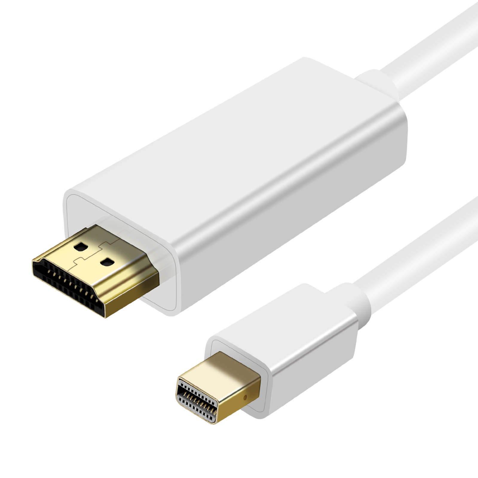 Avizar  Câble Mini DisplayPort/HDMI 1.8m Blanc 