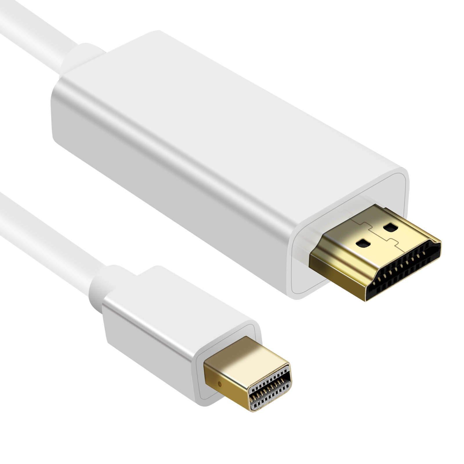 Avizar  Câble Mini DisplayPort/HDMI 1.8m Blanc 