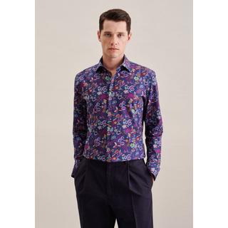 Seidensticker  Business Hemd Slim Fit Langarm Floral 