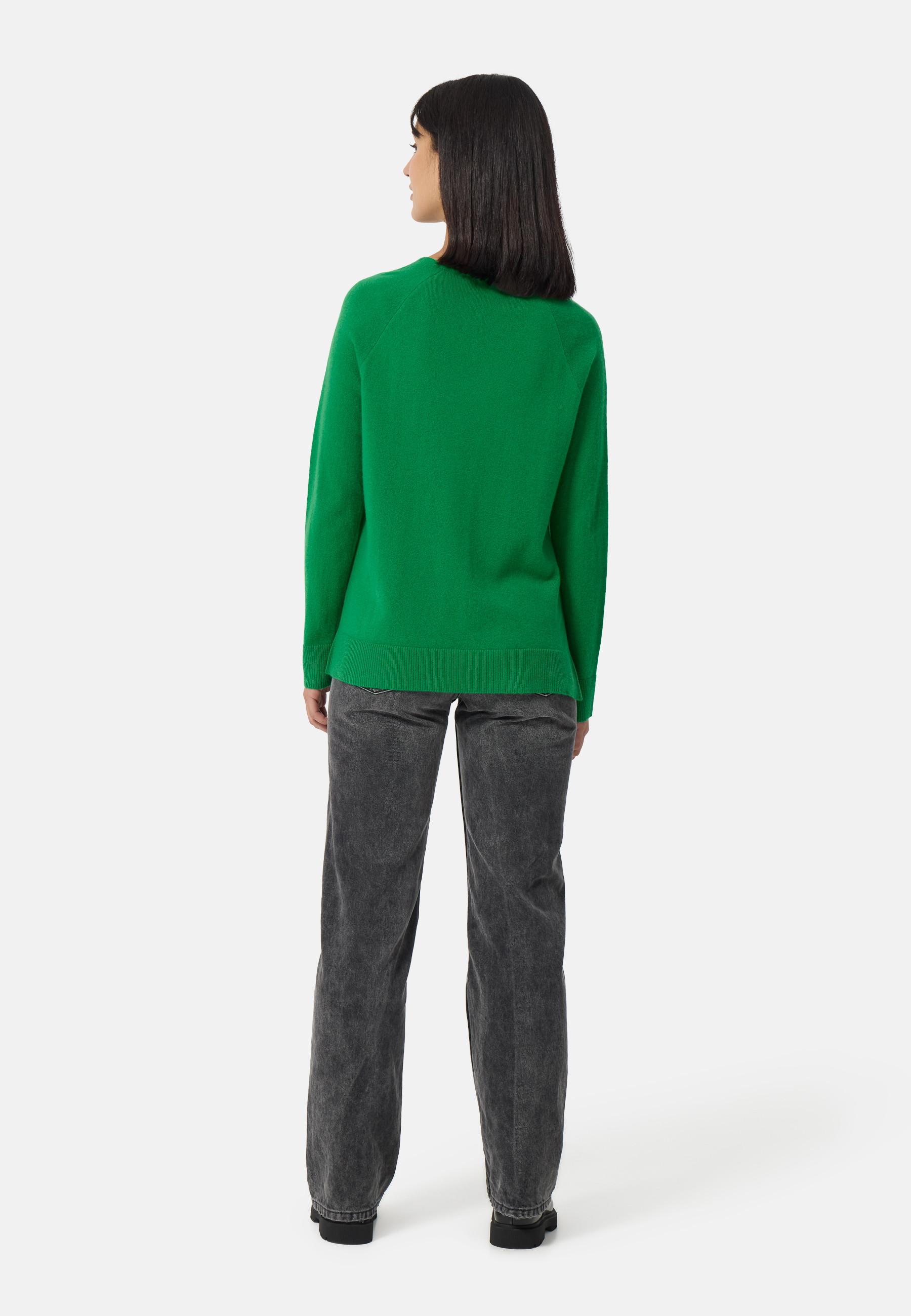 CASH-MERE.CH Pullover con spacchi laterali  