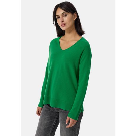 CASH-MERE.CH Pullover con spacchi laterali  