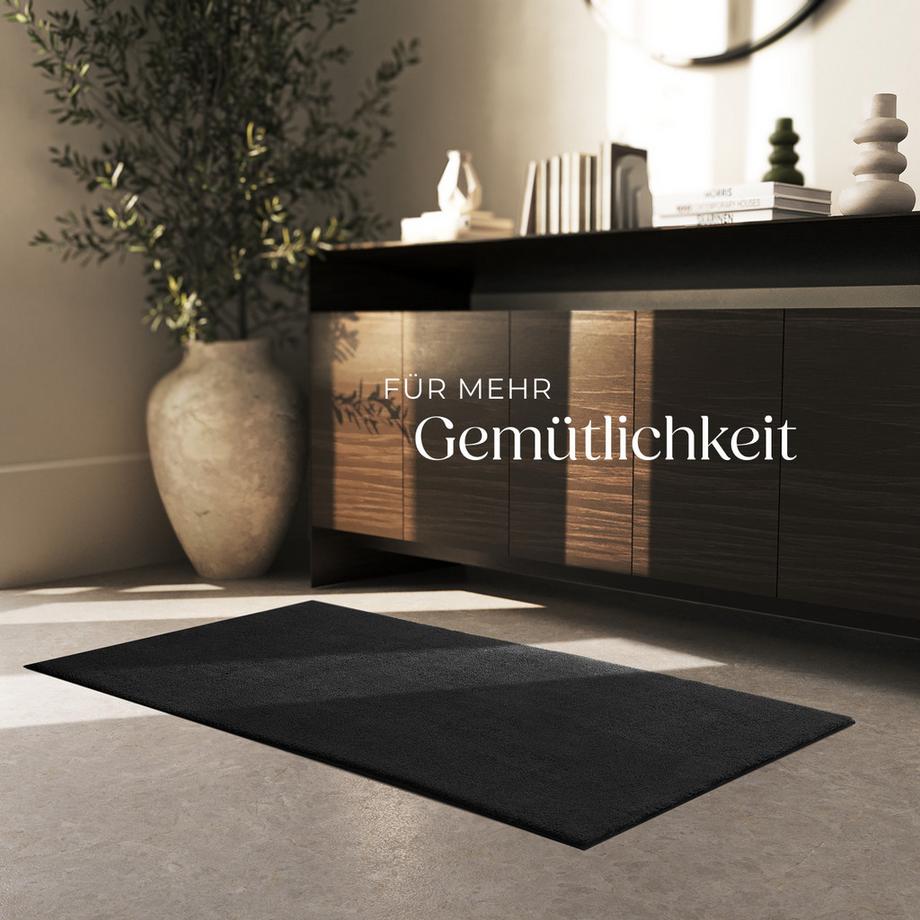 Tectake Tapis à poils ras SOFT ZONE surface douce  