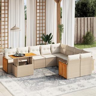 VidaXL Garten sofagarnitur poly-rattan  