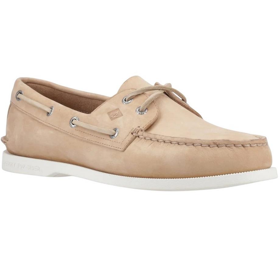 Sperry Authentische Leder Bootsschuhe Zwei Ösen  