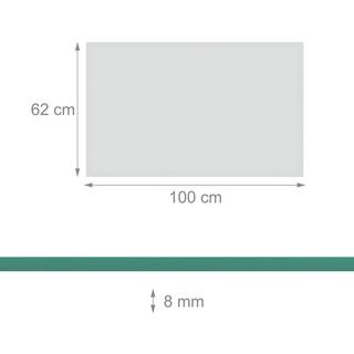 Northix Feuille de verre ESG 8 mm  