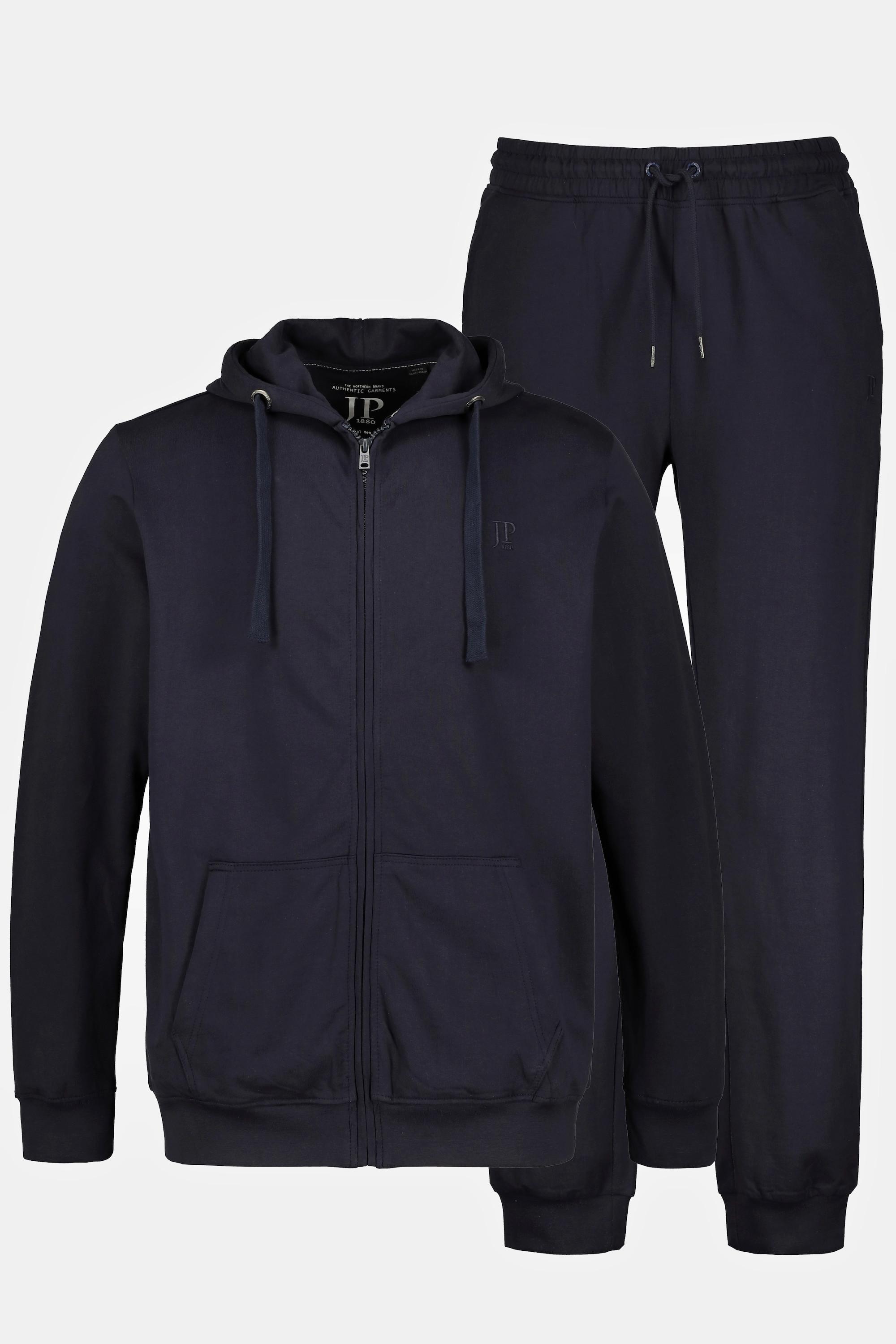 JP1880  Jogginganzug, Homewear, 2-teilig, Hoodiejacke und Hose, bis 8XL 