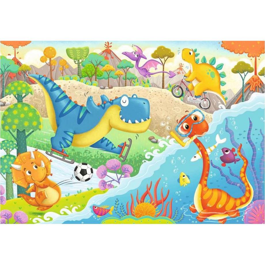 Ravensburger  Puzzle Lieblingsdinos (2x12) 