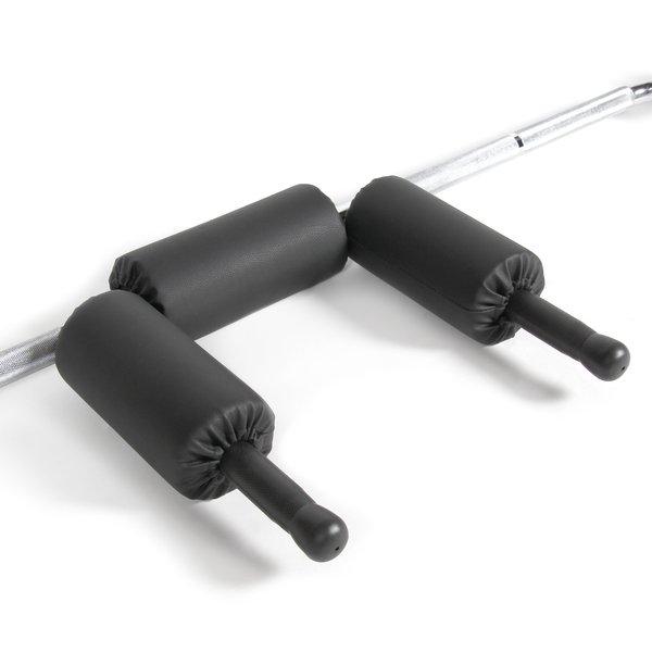 GladiatorFit  Hantelstange "Safety Squat Bar" aus Stahl 220cm Ø50mm + 2 Scheibenstopper 