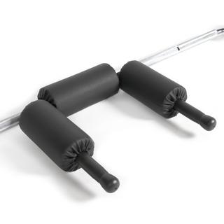 GladiatorFit  Hantelstange "Safety Squat Bar" aus Stahl 220cm Ø50mm + 2 Scheibenstopper 