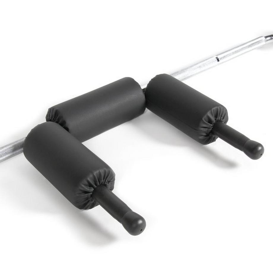 GladiatorFit  Barre squat "Safety Squat Bar" en acier 220cm Ø50mm + 2 stop disques 