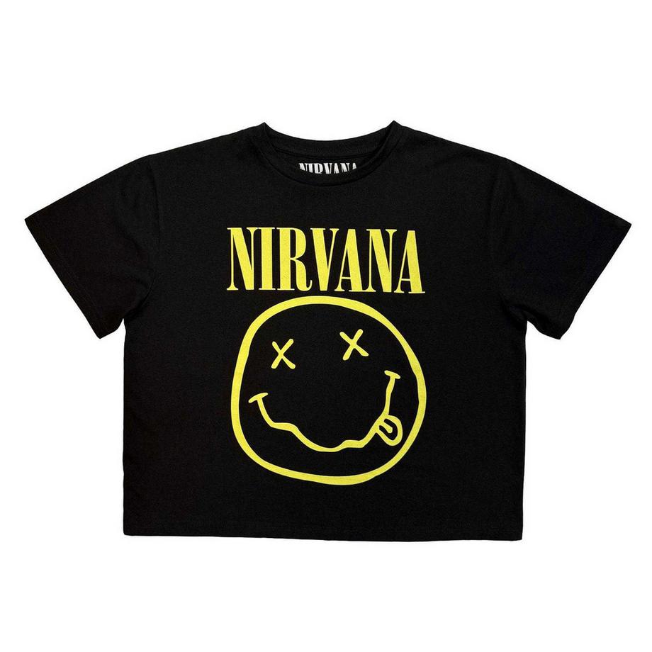 T-ShirtCourt Motiftyle Visage Heureux