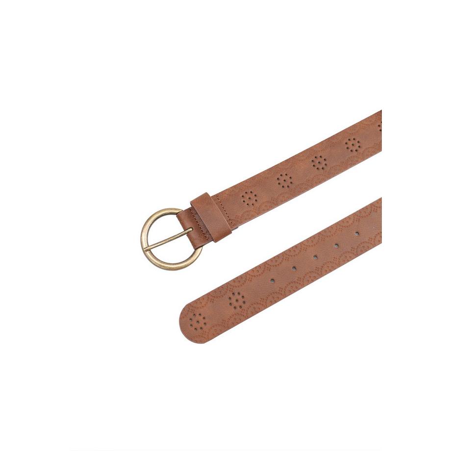 AVANT-GARDE PARIS  Silberner Zeitgenössischer Designer-Rundschnallen-Gürtel 