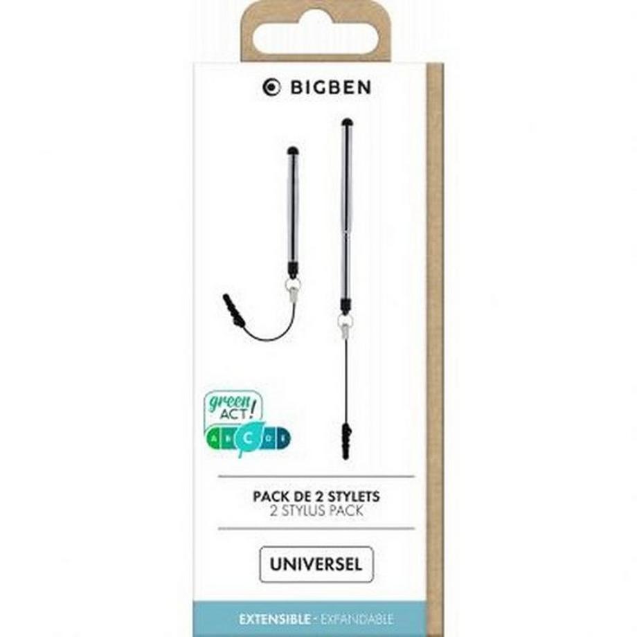 BigBen Connected  Pack de 2 Stylets Extensibles à 9.5cm 