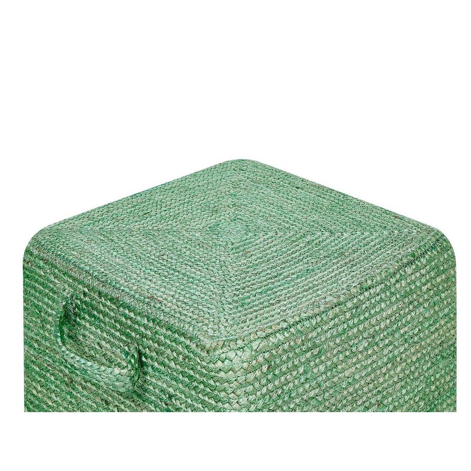 Beliani Pouf en Jute Boho DHADAR  