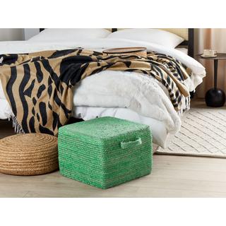 Beliani Pouf aus Jute Boho DHADAR  