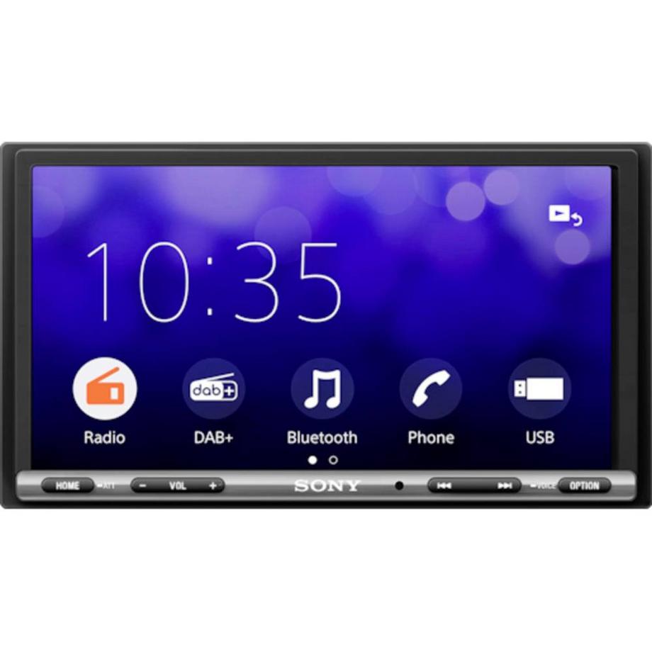 SONY  Autoradio mit 17.78 cm (7″) Display CarPlayAndroidAutoWebLink 2.0, DAB+ Tuner, DAB+ Antenne 