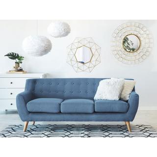 Beliani 3 Sitzer Sofa aus Polyester Retro MOTALA  