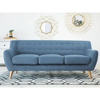 Beliani 3 Sitzer Sofa aus Polyester Retro MOTALA  