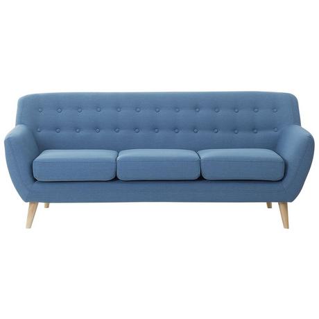 Beliani 3 Sitzer Sofa aus Polyester Retro MOTALA  