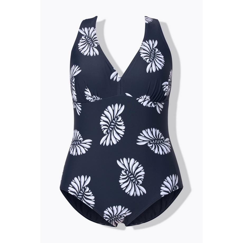 Ulla Popken Costume da bagno Inserto Macramè Coppe Morbide Riciclato  