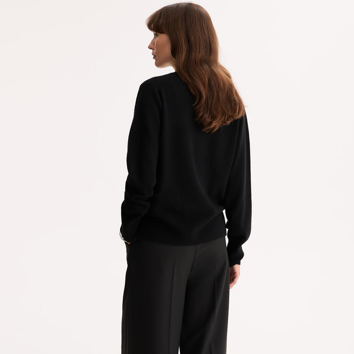 La Redoute Collections Maglione Cashmere Scollo a V Maglia Fine  