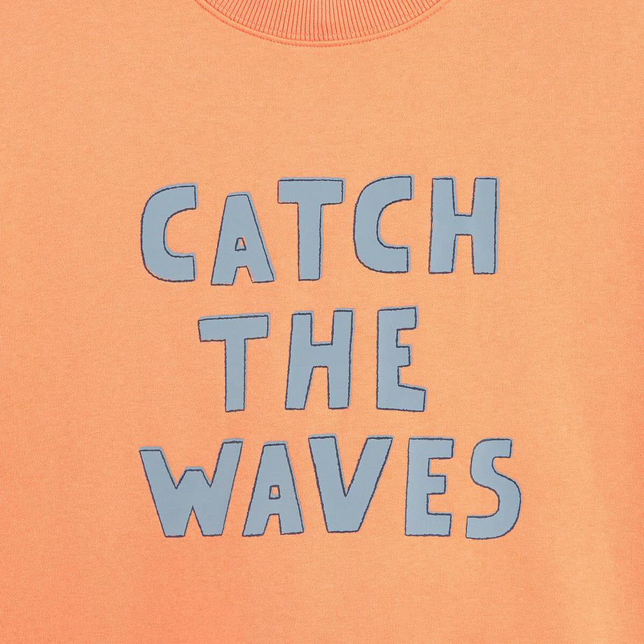 La Redoute Collections  Oversize-Rundhals-Sweatshirt aus Molton 