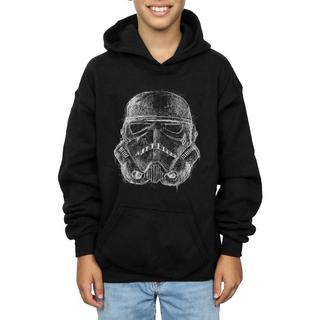 STAR WARS  Stormtrooper Scribble Helmet Kapuzenpullover 