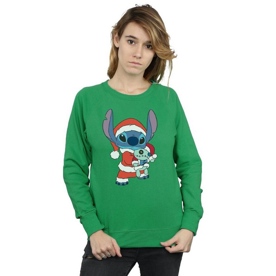 Disney Stitch Felpa natalizia  