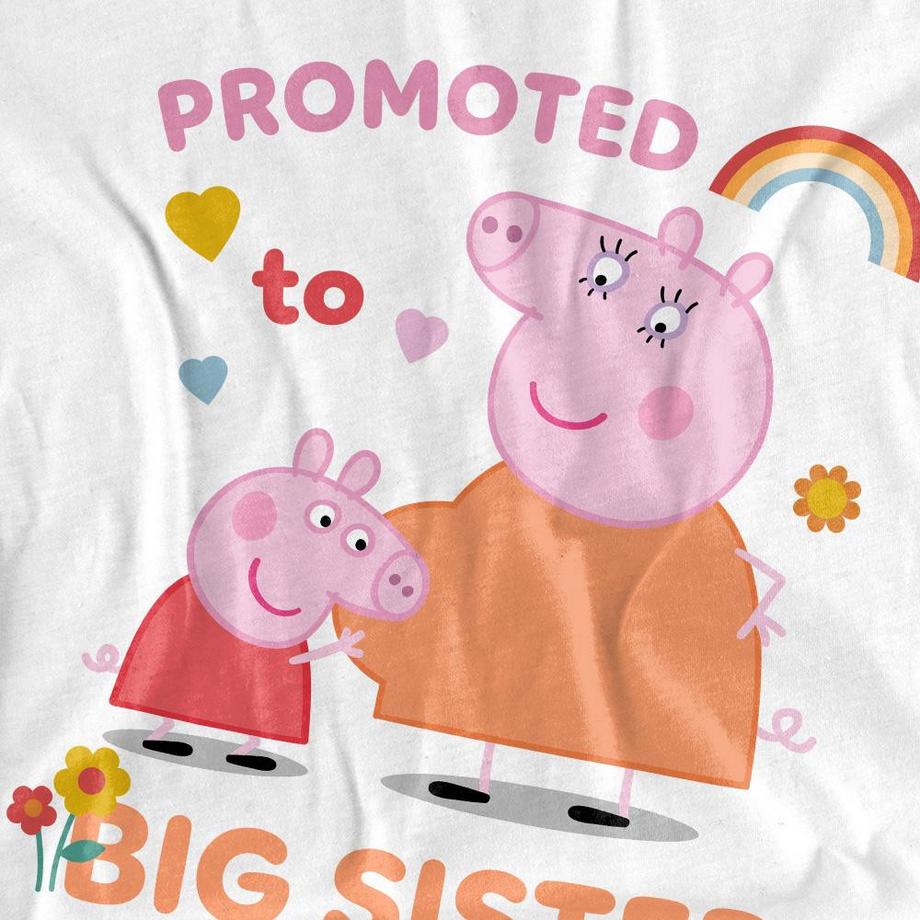 Peppa Pig  Promoted To Big Sister TShirt 